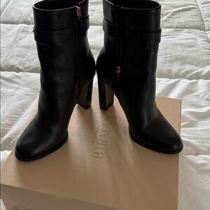 Alexandre Birman Sleek Black Heeled Boots
